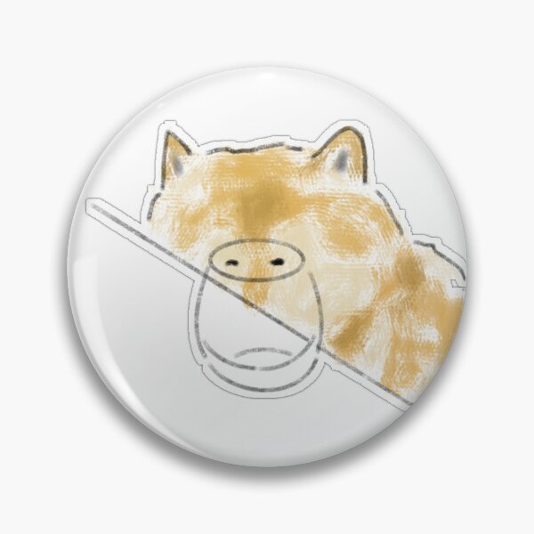 Item preview, Funny Dog Face Behind Glass designed and sold by raun.draw.