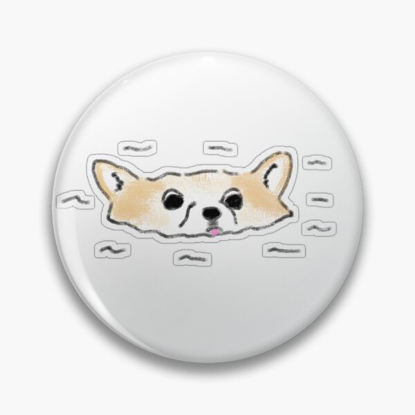 Item preview, Cute Swimming Shiba Inu designed and sold by raun.draw.