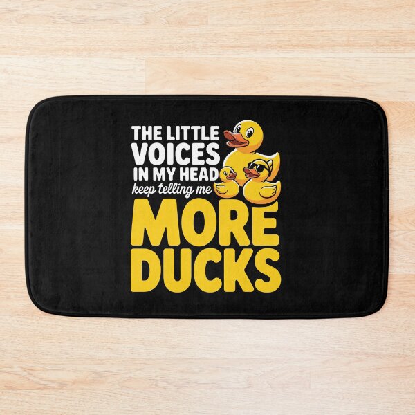 Item preview, The Little Voices in My Head Keep Telling Me More Ducks Funny Gift designed and sold by Say It With Ink.