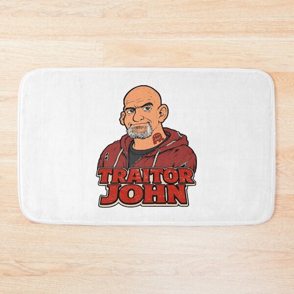 Item preview, Traitor John Fetterman GOP Neck Tattoo Political Satire Caricature designed and sold by EthosWear.