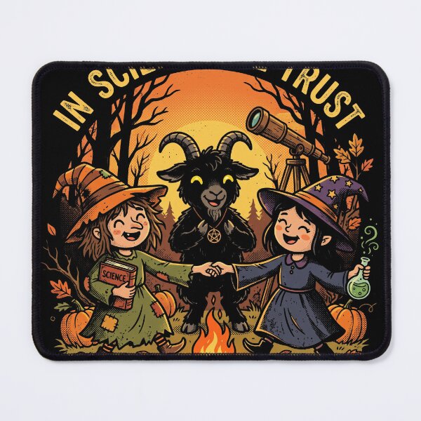 Item preview, In Science We Trust Vintage Witches & Goat - Retro Occult Humor designed and sold by AdyKurniawan.