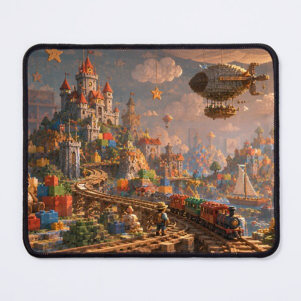 Item preview, Childhood Toy City by the Bedroom Window designed and sold by pixelpopplanet.
