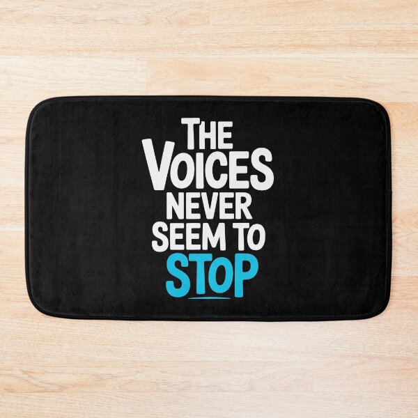 Item preview, The Voices Never Seem to Stop Funny Sarcastic Gift designed and sold by Say It With Ink.