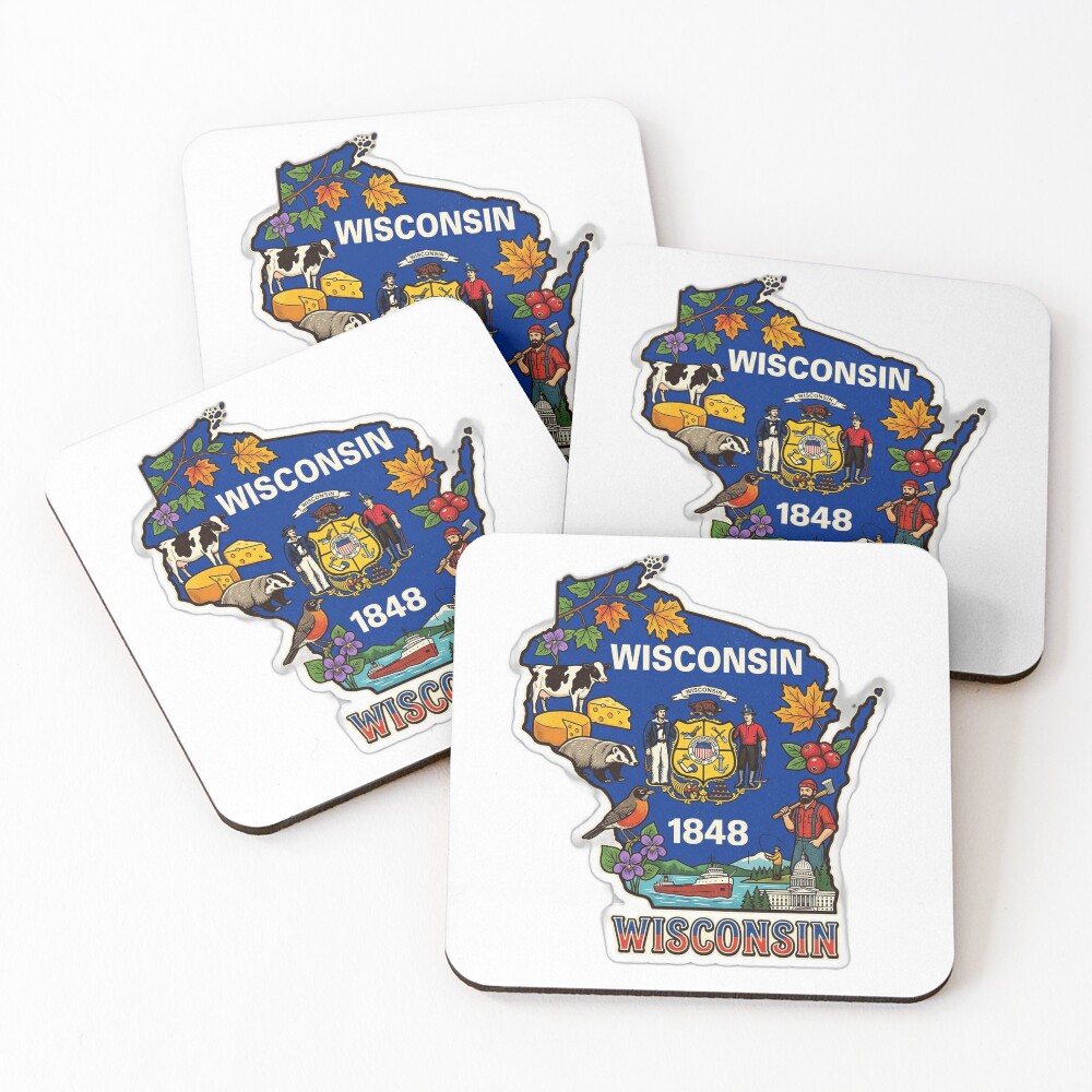 Item preview, Coasters (Set of 4) designed and sold by FunFitsFactory.