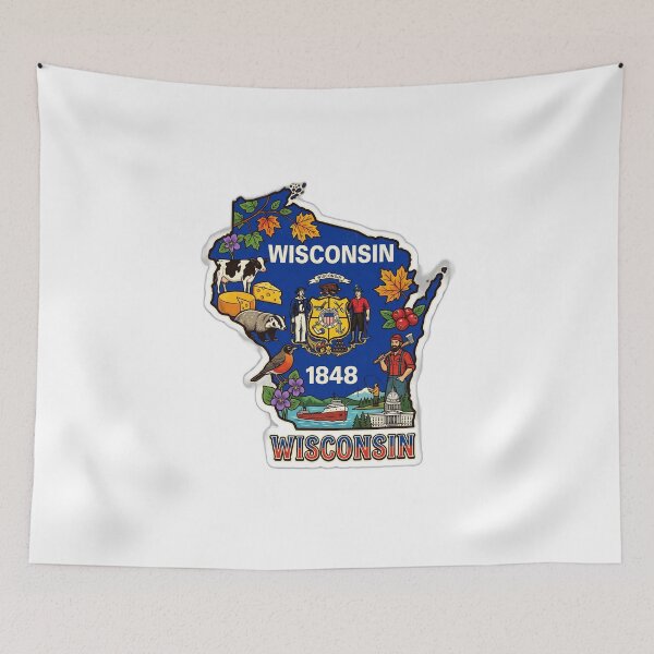 Item preview, Wisconsin designed and sold by FunFitsFactory.