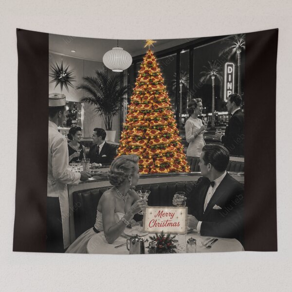 Item preview, Merry Christmas Pizza Lovers  designed and sold by LuluLeb.