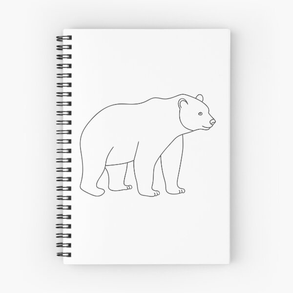Item preview, Bear Elegant 2 Line Art Gift designed and sold by OneLine Studio.