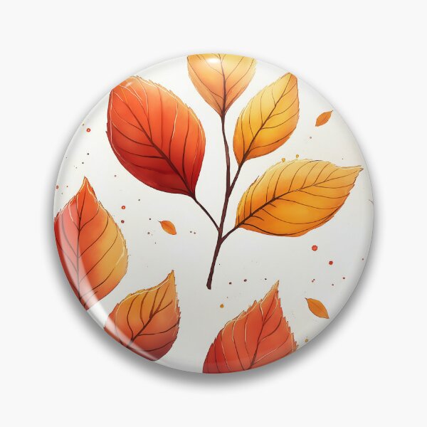 Item preview, Vibrant Watercolour Autumn Leaves Pattern designed and sold by 247GiftsbyTina.
