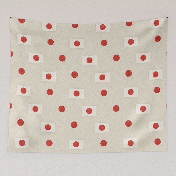 Item preview, Minimal Japanese Seamless Pattern with Fuji Torii Gates and Cranes designed and sold by WangAew.