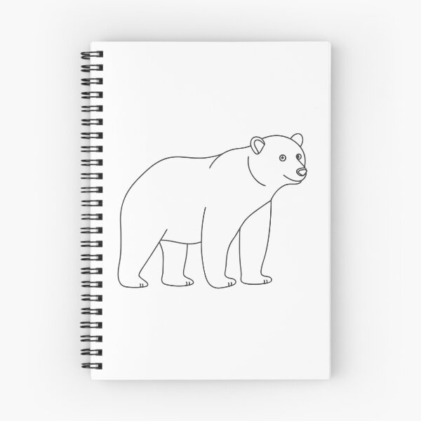 Item preview, Bear Friendly 1 Line Art Gift designed and sold by OneLine Studio.