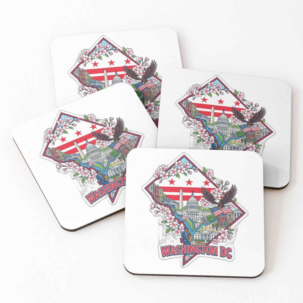Item preview, Coasters (Set of 4) designed and sold by FunFitsFactory.