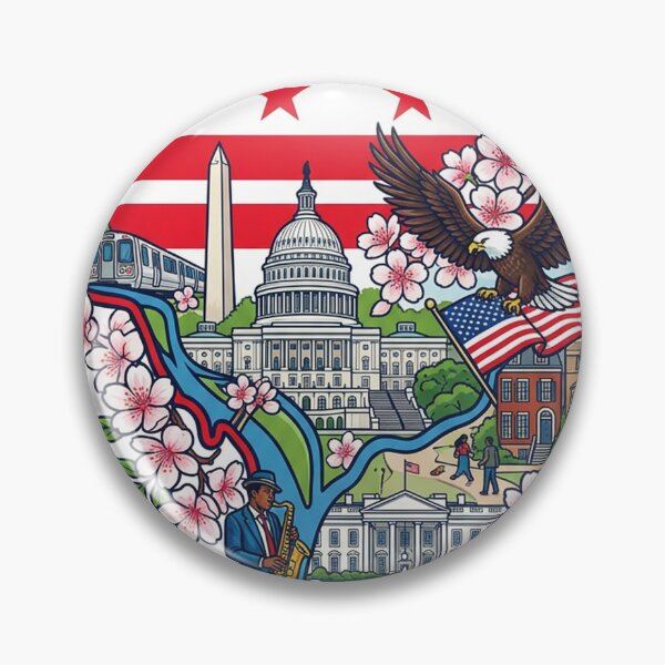 Artikelvorschau, Washington, D.C entworfen und verkauft von FunFitsFactory.