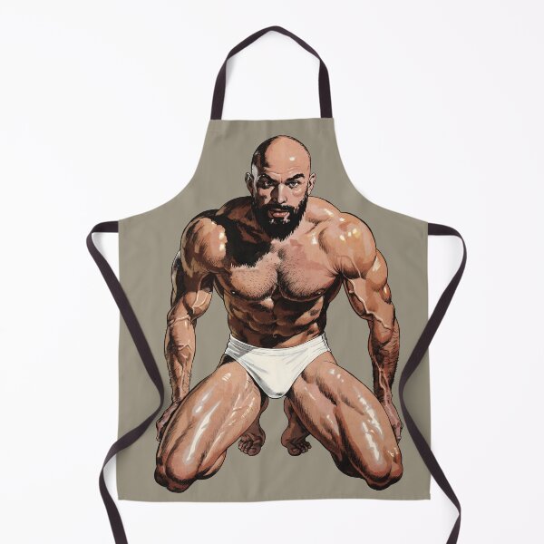Item preview, Muscular Bearded Man Illustration – Retro Comic Style Male Art designed and sold by gayishdesign.