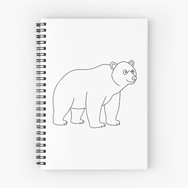 Item preview, Bear Friendly 2 Line Art Gift designed and sold by OneLine Studio.