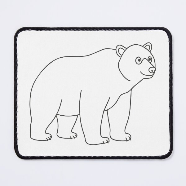 Item preview, Bear Friendly 2 Line Art Gift designed and sold by OneLine Studio.