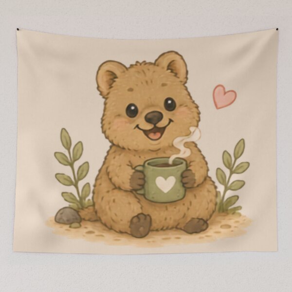 Item preview, Morning Quokka designed and sold by MellowMunchkins.