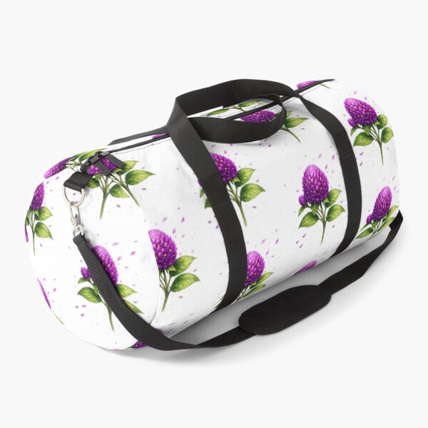 Item preview, Vibrant Purple Globe Amaranth - Botanical Floral Art designed and sold by artbucketstudio .
