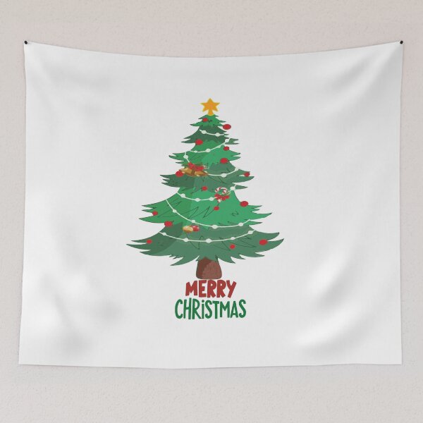 Item preview, Merry Christmas Tree Design designed and sold by     Sela Art .