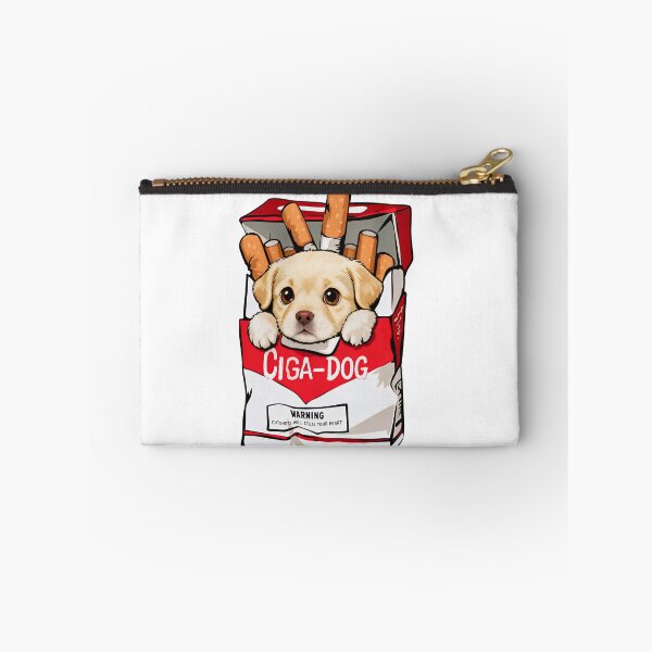 Item preview, Cute Puppy Cigarette Parody Art designed and sold by HoloHugDesigns.