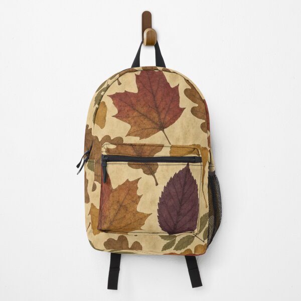 Item preview, Pressed Autumn Leaves Botanical Study in Rust Ochre and Deep Plum designed and sold by StickyGuys.
