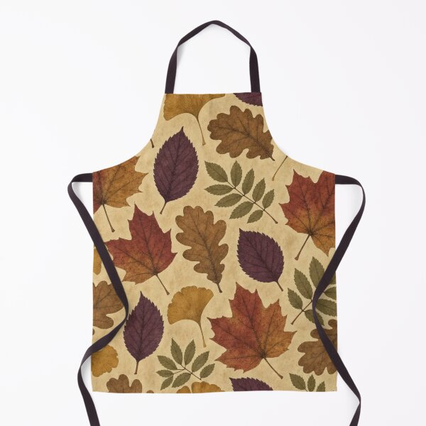 Item preview, Pressed Autumn Leaves Botanical Study in Rust Ochre and Deep Plum designed and sold by StickyGuys.