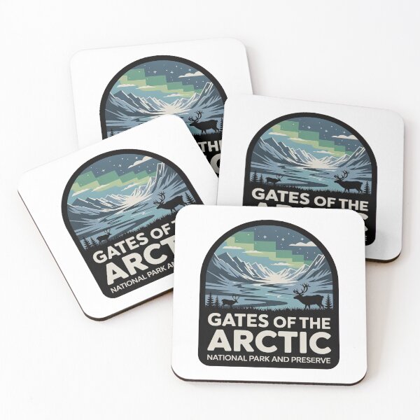 Item preview, Gates of the Arctic National Park and Preserve Vintage Travel Badge designed and sold by Teelogic.