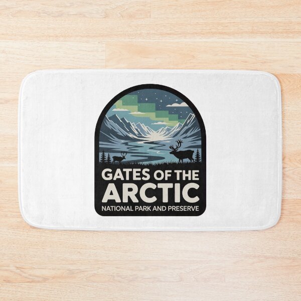 Item preview, Gates of the Arctic National Park and Preserve Vintage Travel Badge designed and sold by Teelogic.