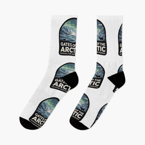 Item preview, Gates of the Arctic National Park and Preserve Vintage Travel Badge designed and sold by Teelogic.