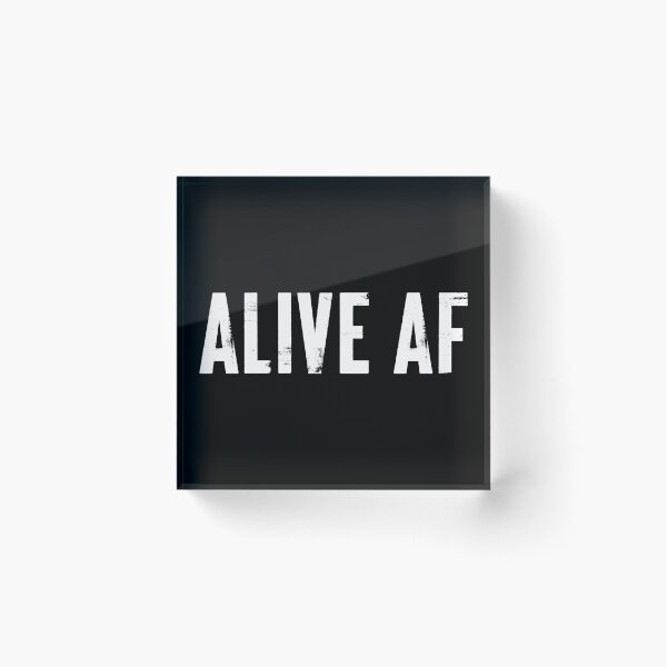 Item preview, Alive AF - Funny Cancer Survivor designed and sold by qirlahasny.