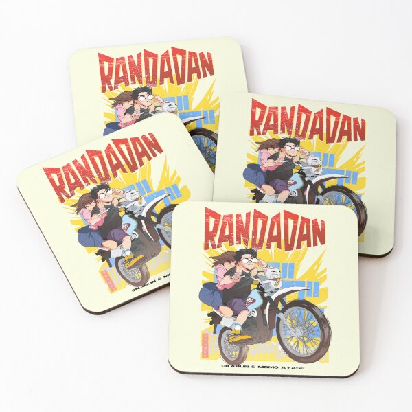 Item preview, Okarun and Momo Motorcycle Ride designed and sold by PRINTATSTUDIO.