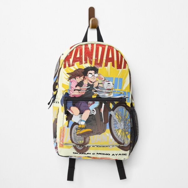 Item preview, Okarun and Momo Motorcycle Ride designed and sold by PRINTATSTUDIO.