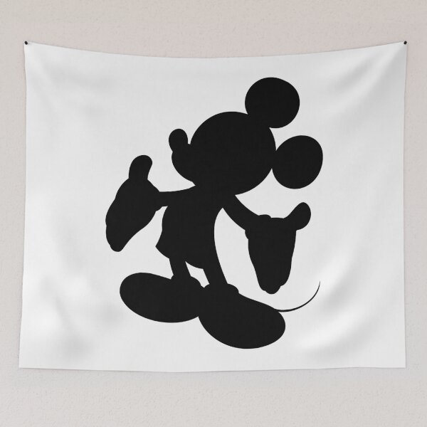 Item preview, Minimalist Cartoon Mouse Silhouette designed and sold by Magico Paco.