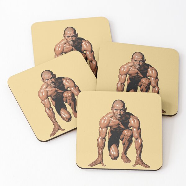 Item preview, Muscular Runner Ready Position – Vintage Comic Style Male Physique Art designed and sold by gayishdesign.