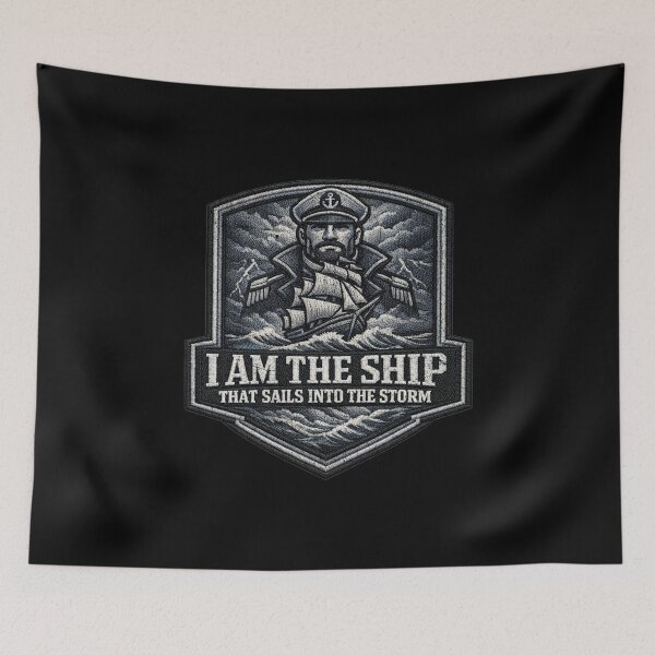 Item preview, I am the ship that sails into the storm designed and sold by Pflugart.