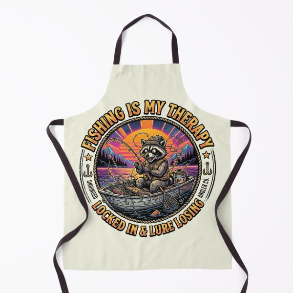 Item preview, Jimothy Raccoon - Fishing Therapy & Pure Grit designed and sold by SisuPrintsCo.