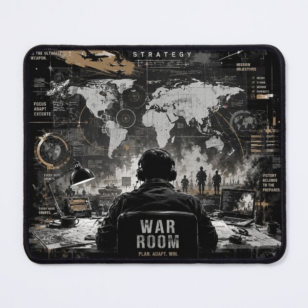 Item preview, War Room Strategy Command Center Tactical Leadership Design designed and sold by Abidel.