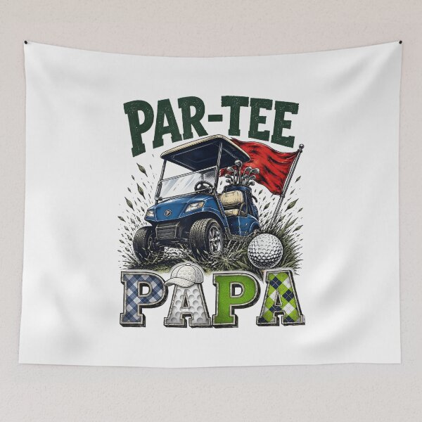 Item preview, Par-Tee Papa Funny Golf Cart Golf Daddy Father's Day Golfer designed and sold by kiralynstration.