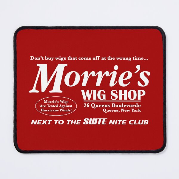 Item preview, Morrie’s Wig Shop (White Print) designed and sold by GritFX.