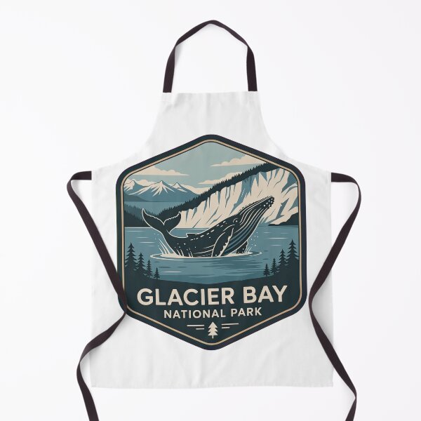 Item preview, Glacier Bay National Park Vintage Travel Badge designed and sold by Teelogic.