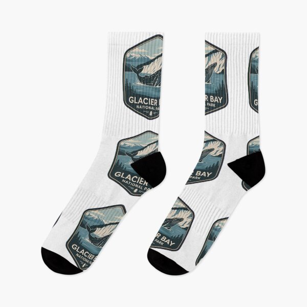Item preview, Glacier Bay National Park Vintage Travel Badge designed and sold by Teelogic.