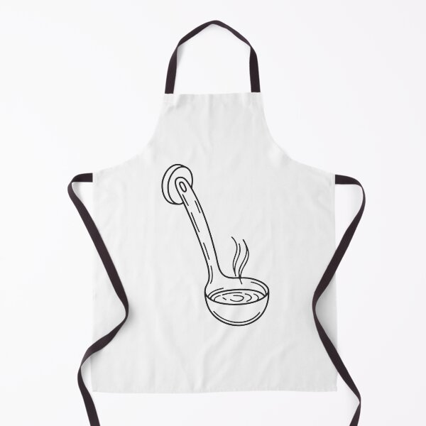 Item preview, A kitchen wall hook with a soup ladle hanging beside it designed and sold by rasagamastore.