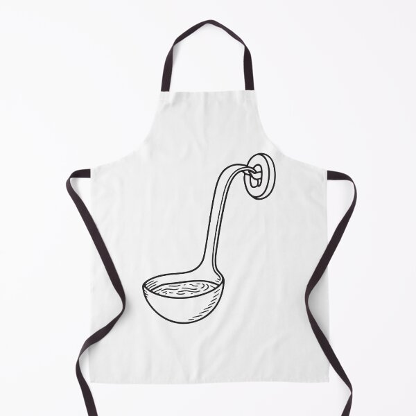 Item preview, A soup ladle dangling beside a hook mounted on the kitchen wall designed and sold by rasagamastore.