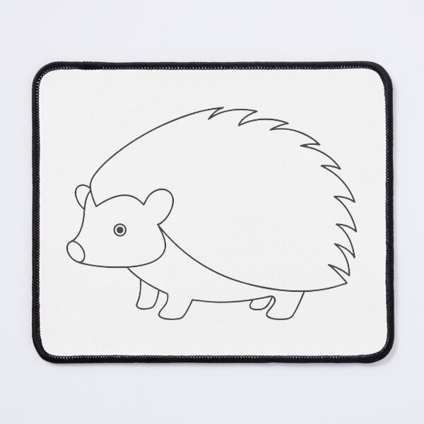 Item preview, Hedgehog Elegant 1 Line Art Gift designed and sold by OneLine Studio.