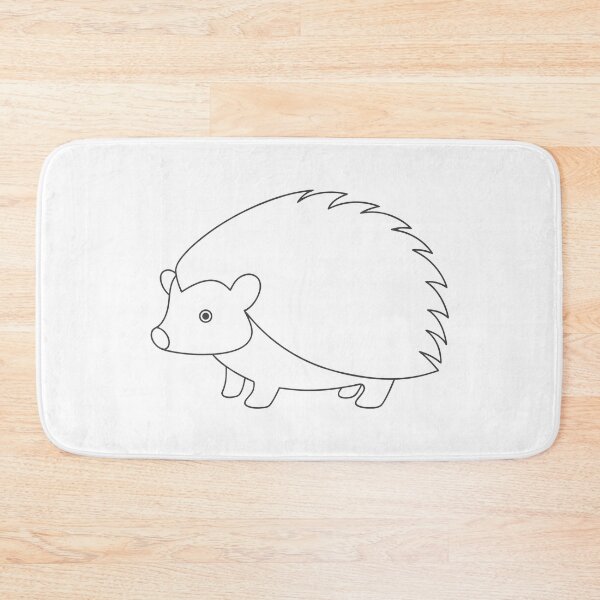 Item preview, Hedgehog Elegant 1 Line Art Gift designed and sold by OneLine Studio.