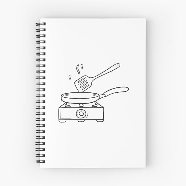 Item preview, A stovetop holding a spatula beside a nearby frying pan designed and sold by rasagamastore.