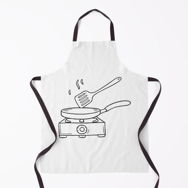 Item preview, A stovetop holding a spatula beside a nearby frying pan designed and sold by rasagamastore.