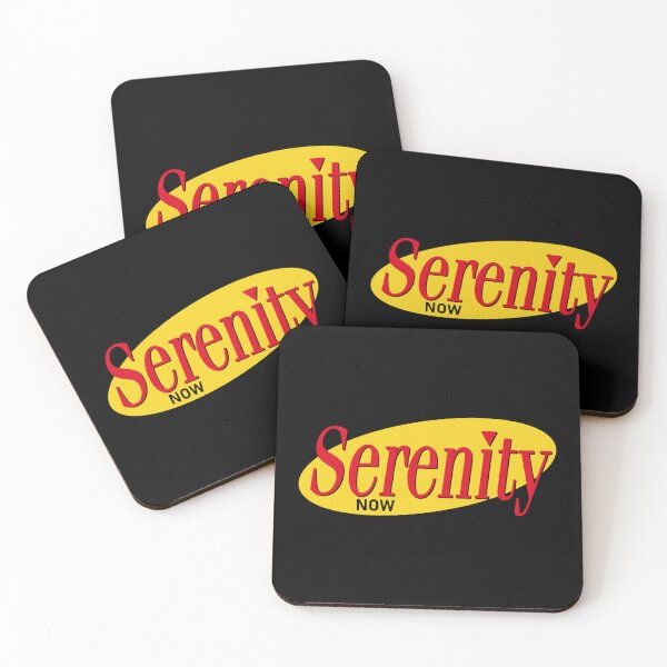 Item preview, seinfeld logo - serenity now! designed and sold by herocityartwotk.