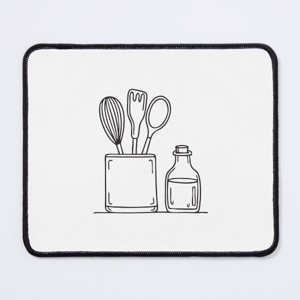 Item preview, A cooking oil jar placed beside a square utensil holder designed and sold by rasagamastore.