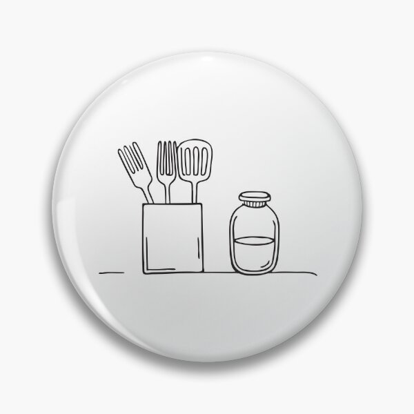 Item preview, A square utensil holder positioned near a jar of oil designed and sold by rasagamastore.