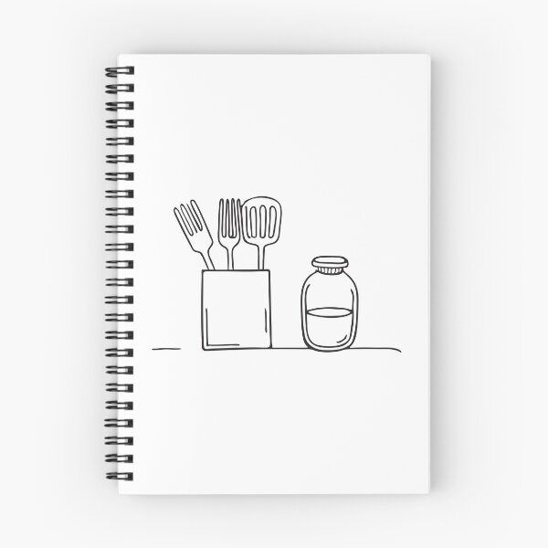 Item preview, A square utensil holder positioned near a jar of oil designed and sold by rasagamastore.